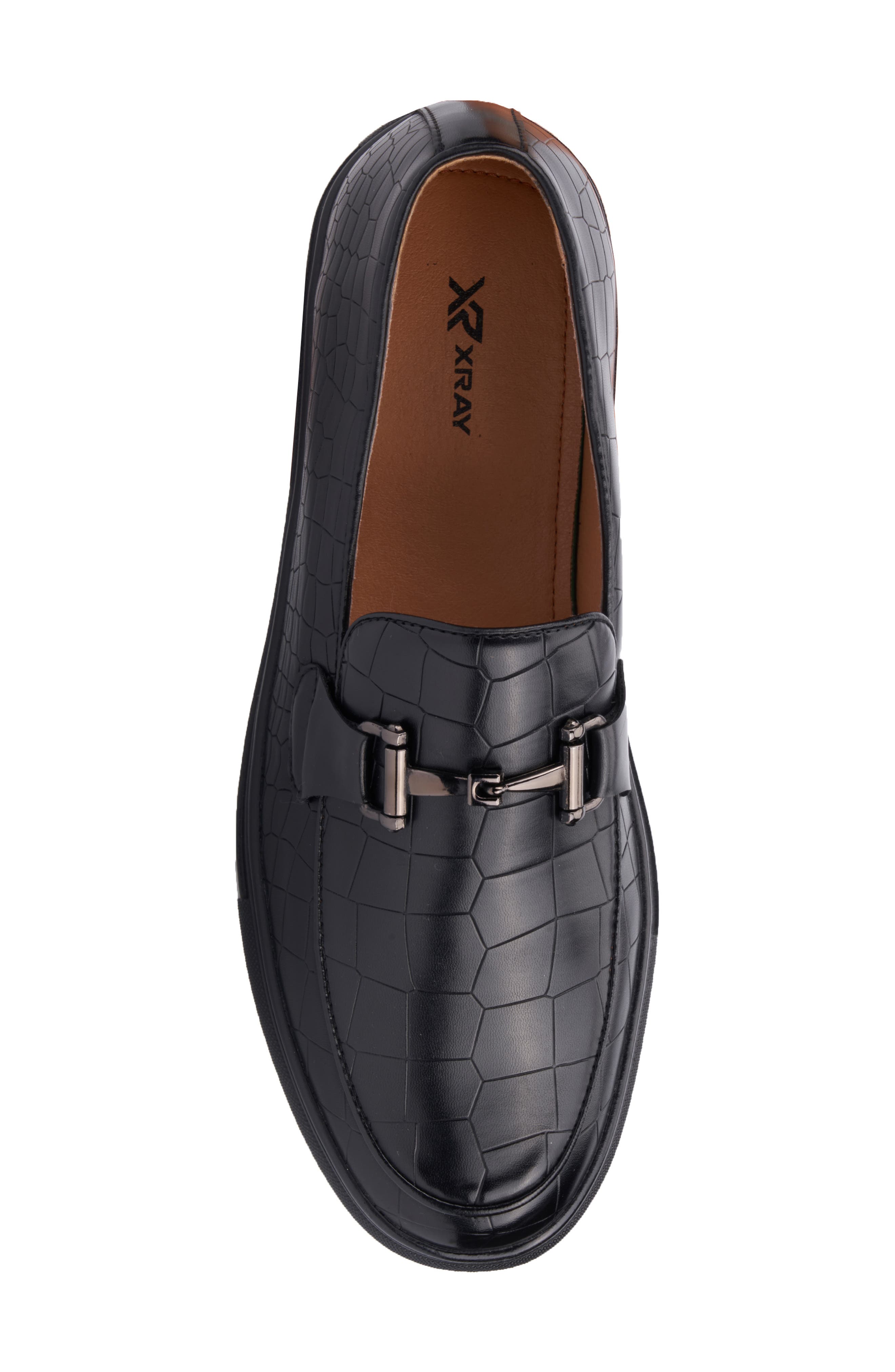 XRAY Zeth Croc Embossed Horsebit Loafer, Alternate, color, 