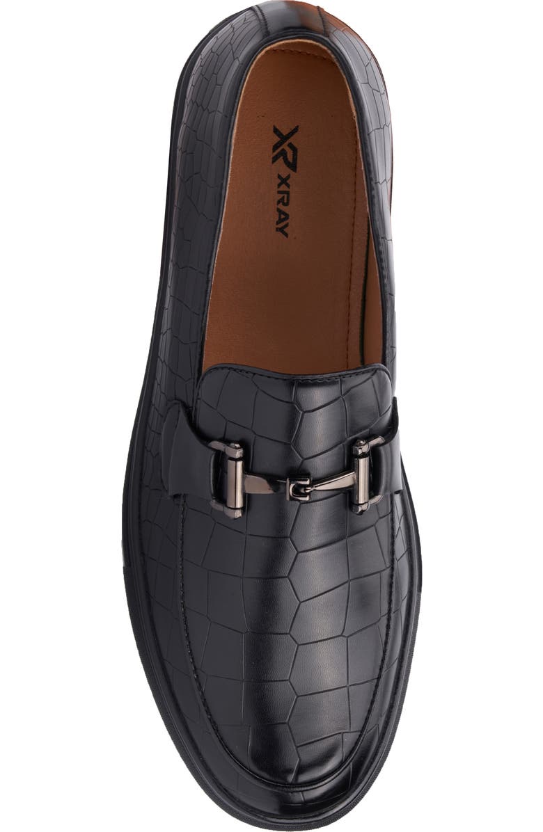 XRAY Zeth Croc Embossed Horsebit Loafer, Alternate, color,