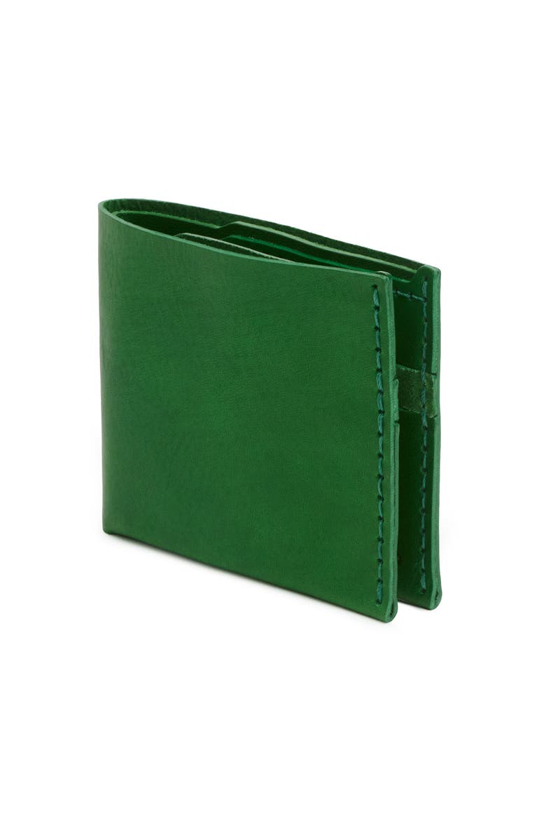 No. 6 Classic Bifold Wallet, Alternate, color, GREEN