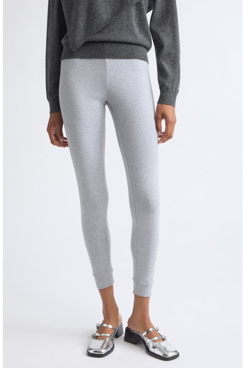 Long Jane Stretch Jersey Leggings, Main, color, GREY