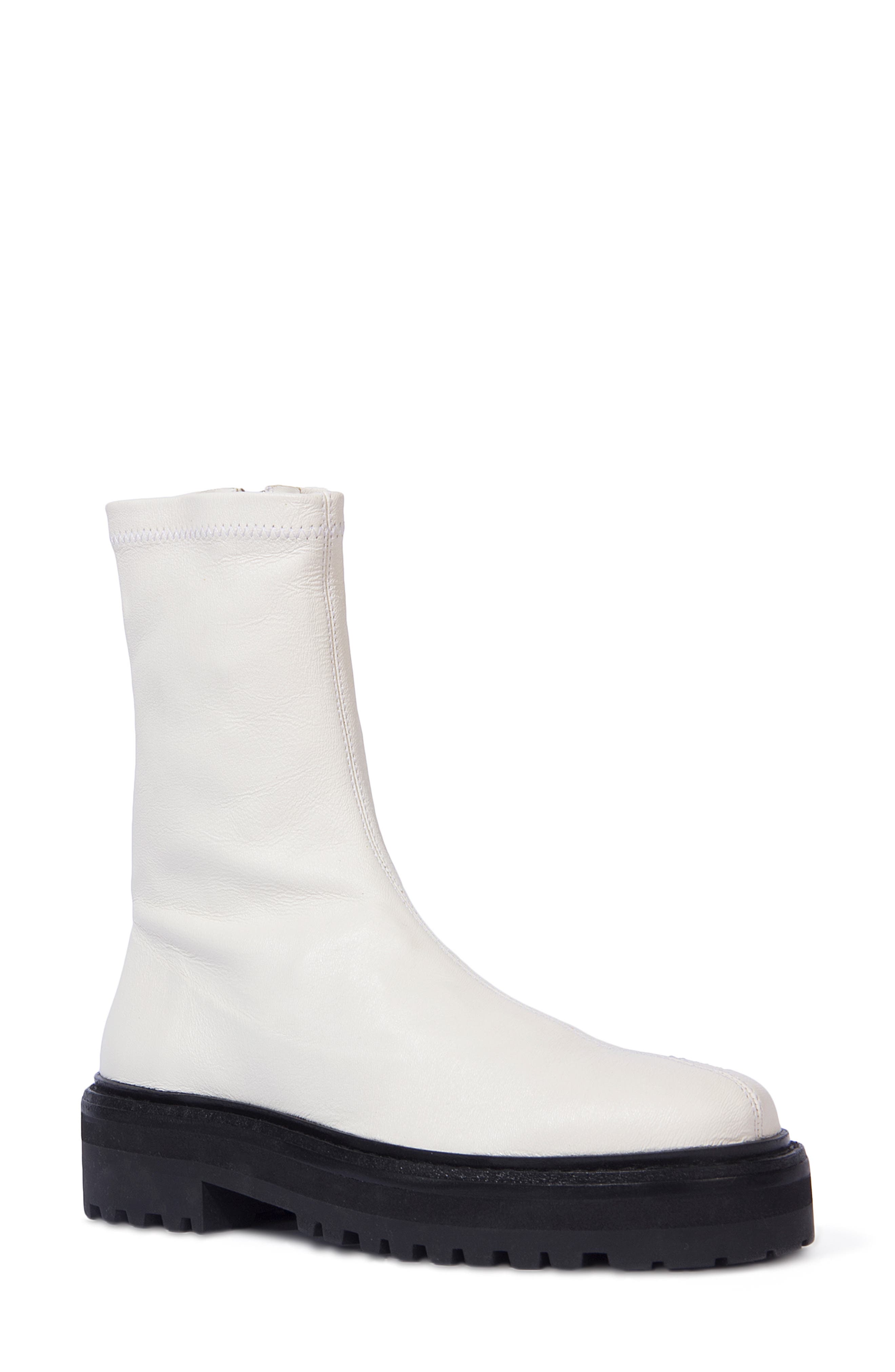 Dani Lug Sole Bootie, Main, color, COCONUT