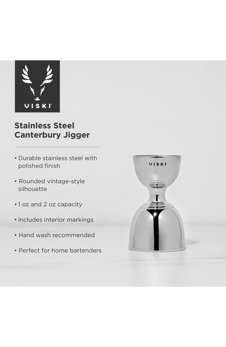 Viski Canterbury Jigger, Alternate, color, Harrison