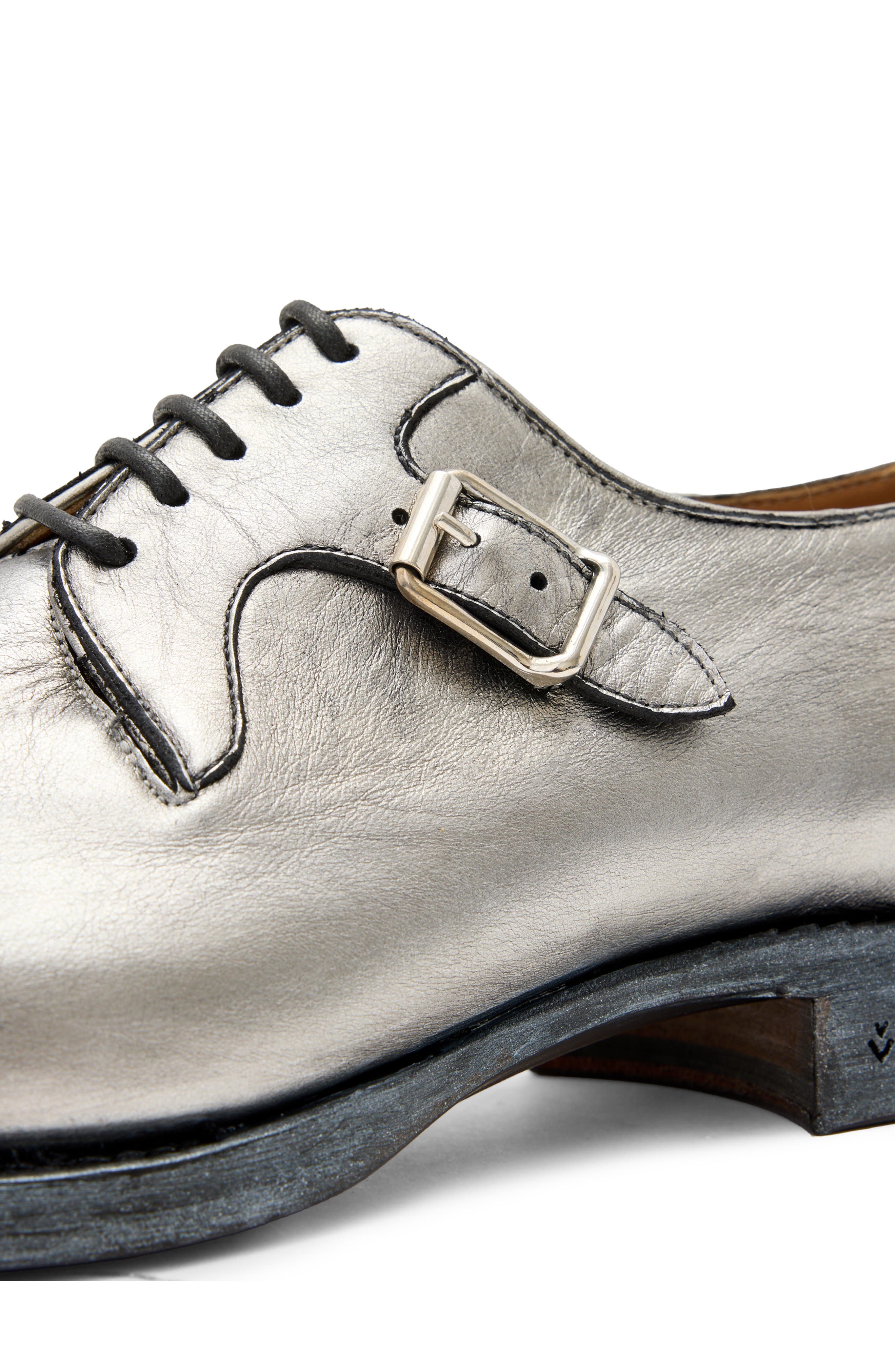 John Varvatos Regent Deco Derby, Alternate, color, Silver Heather