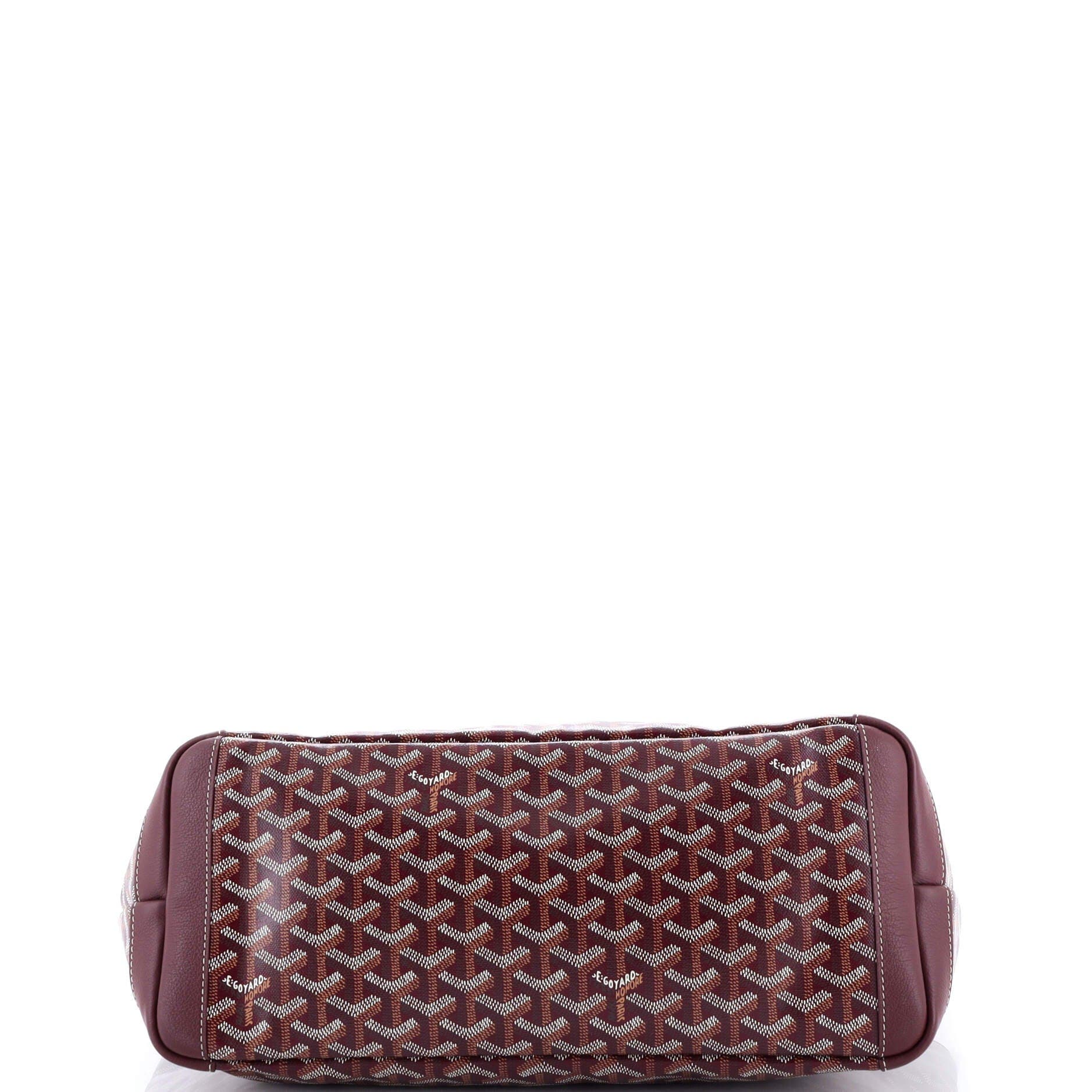 Pre-Owned Goyard Artois Tote Coated Canvas MM, Alternate, color, Burgundy