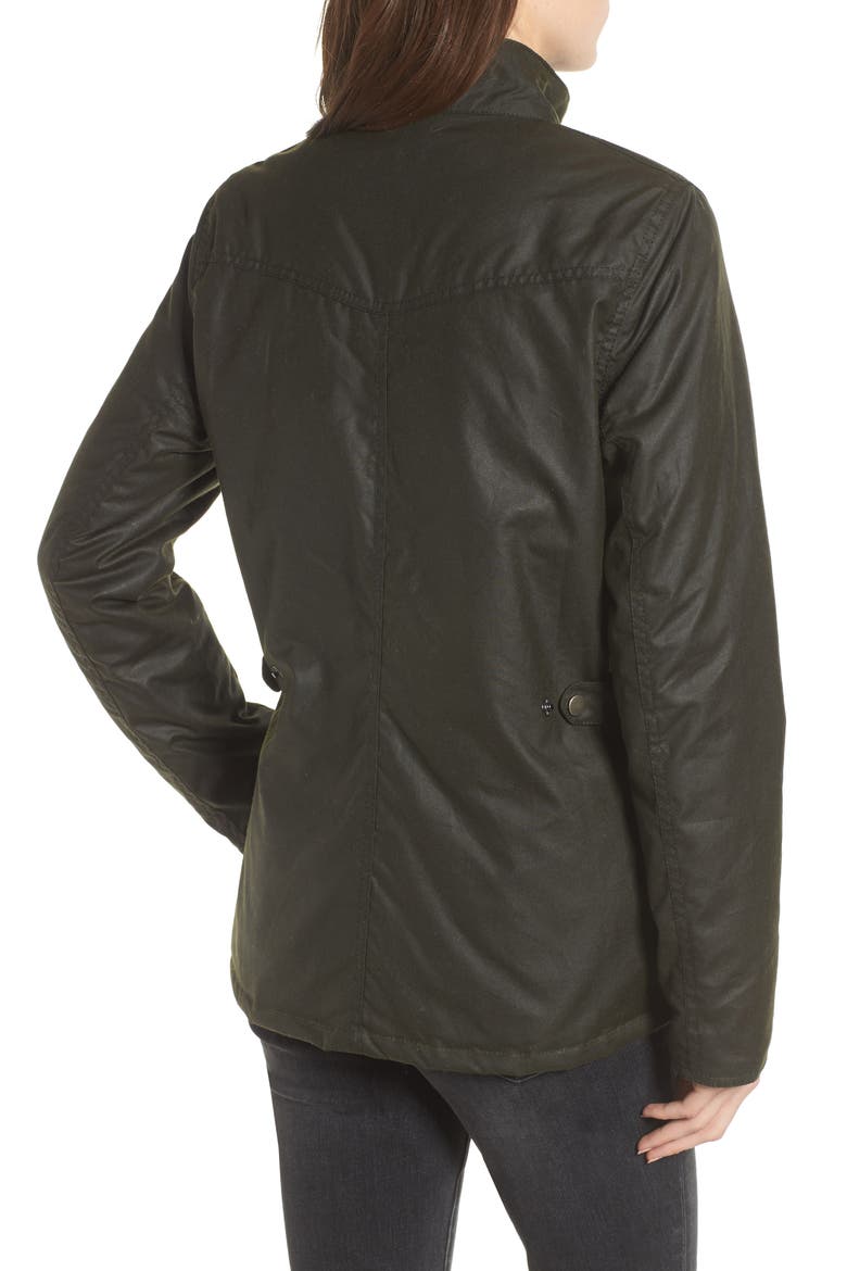 Sandsend Waxed Cotton Utility Jacket, Alternate, color, FERN