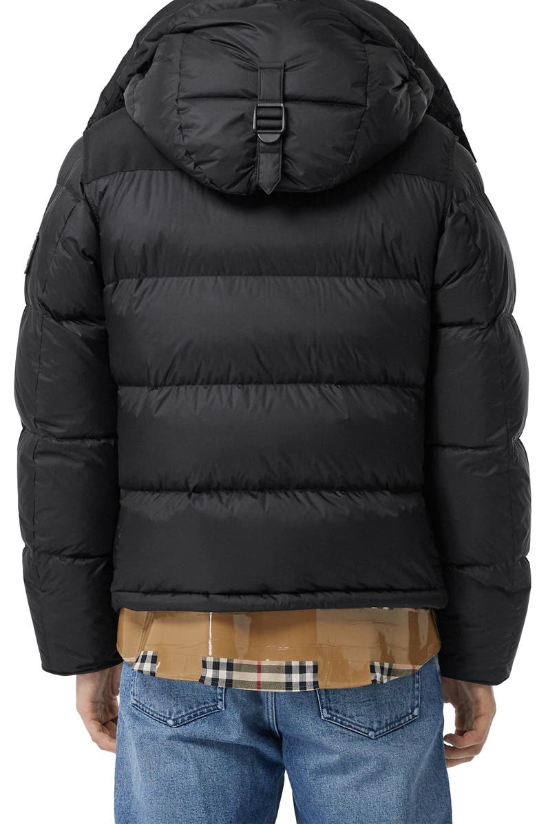 Burberry Lockwell Detachable Sleeve Down Puffer Coat, Alternate, color,