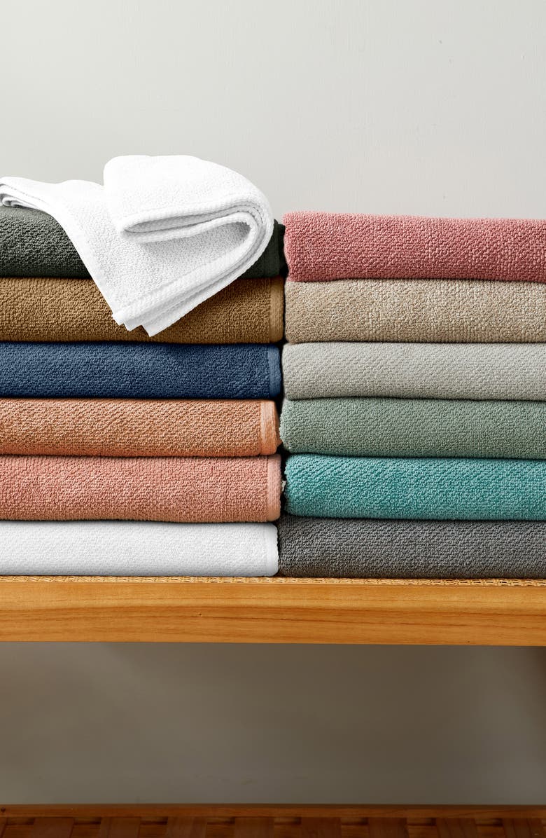 Woven & Weft Cotton Bath Sheet, Alternate, color, Light Grey