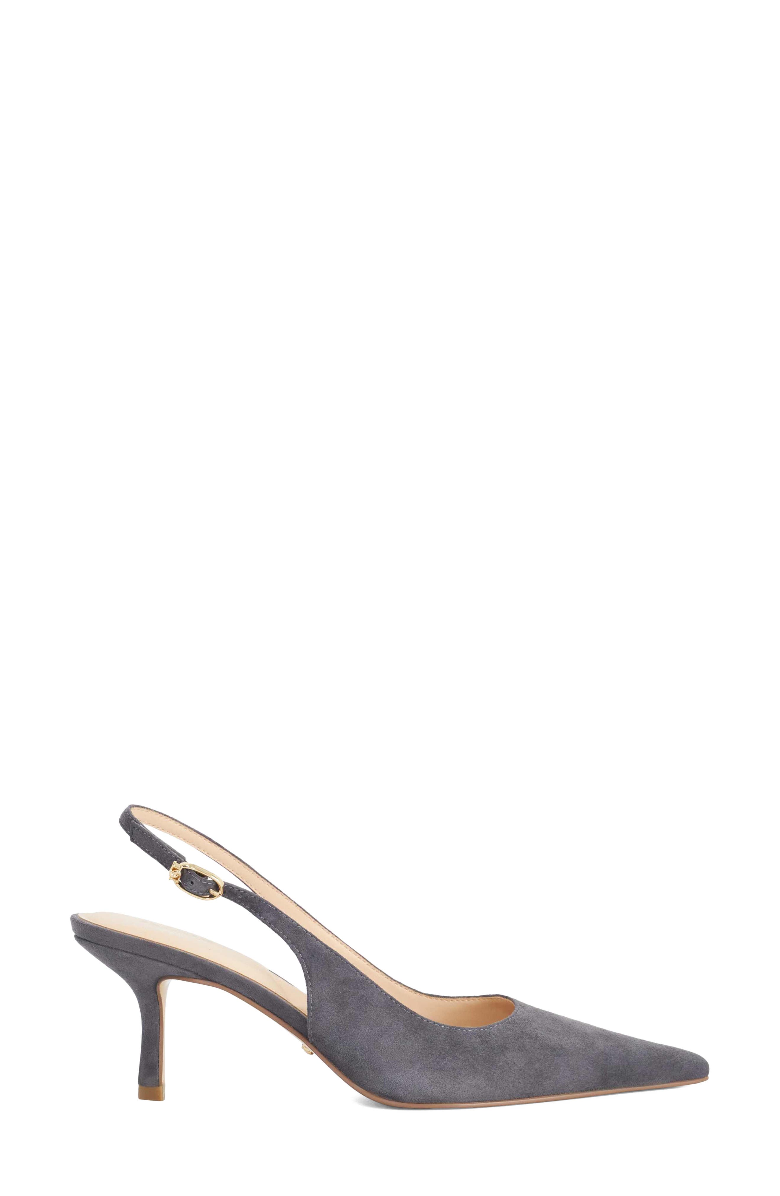 Celise Slingback Pointed Toe Pump, Alternate, color, GREY