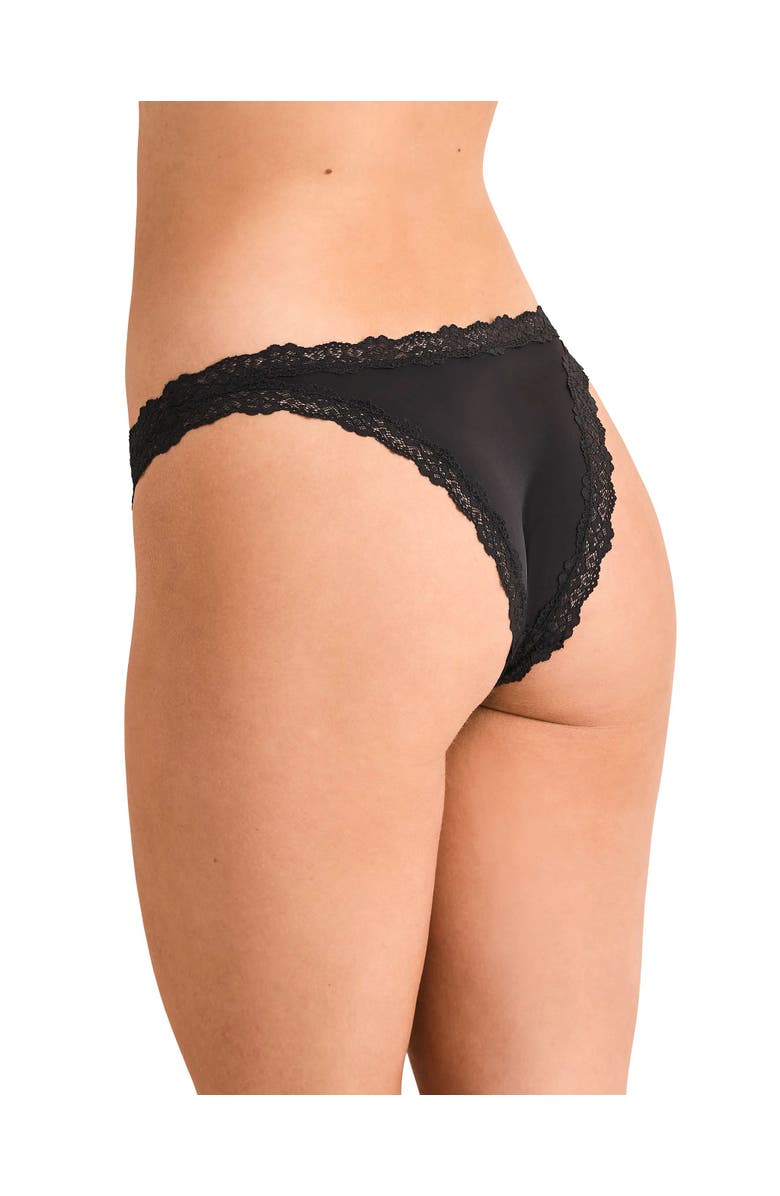 Adore Me Siena High Cut Panties, Alternate, color, Black