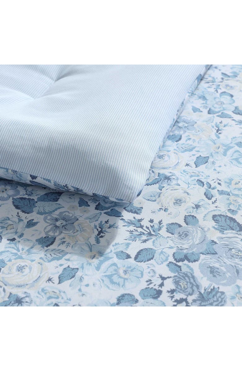 Laura Ashley Quartet 3-Piece Comforter & Sham Set, Alternate, color, Cashmere Blue