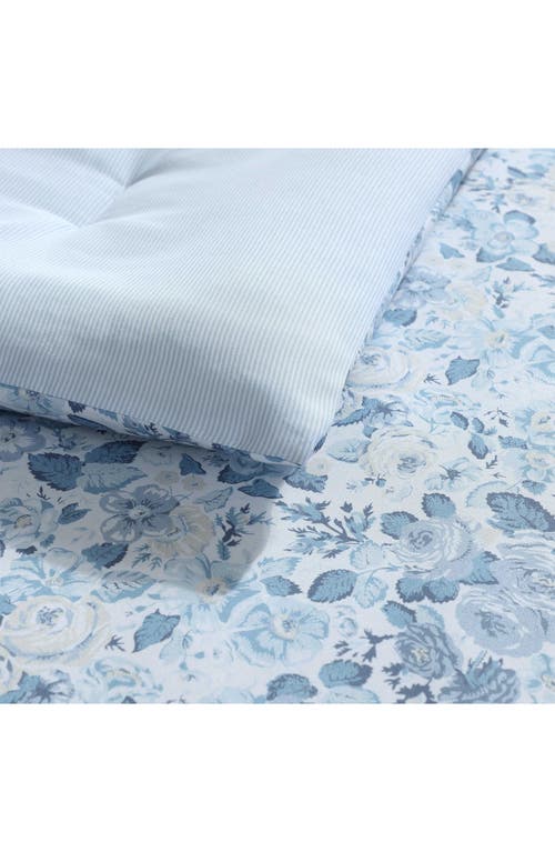 Laura Ashley Quartet 3-piece Comforter & Sham Set In Cashmere Blue