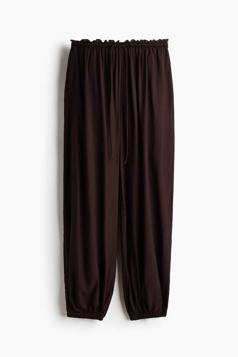 Balloon Drawstring Trousers