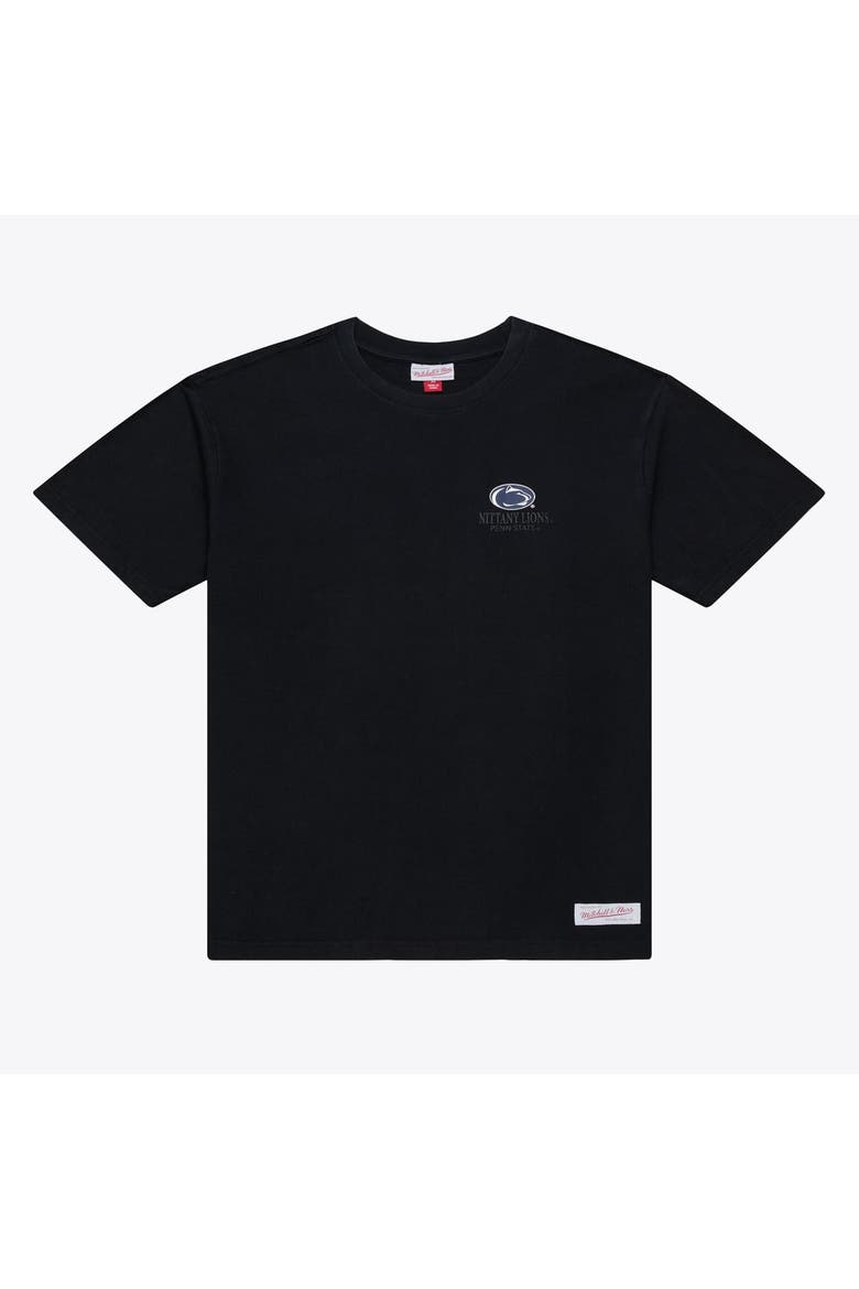 Men's Mitchell & Ness  Black Penn State Nittany Lions Monochrome Icon T-Shirt, Main, color, Black
