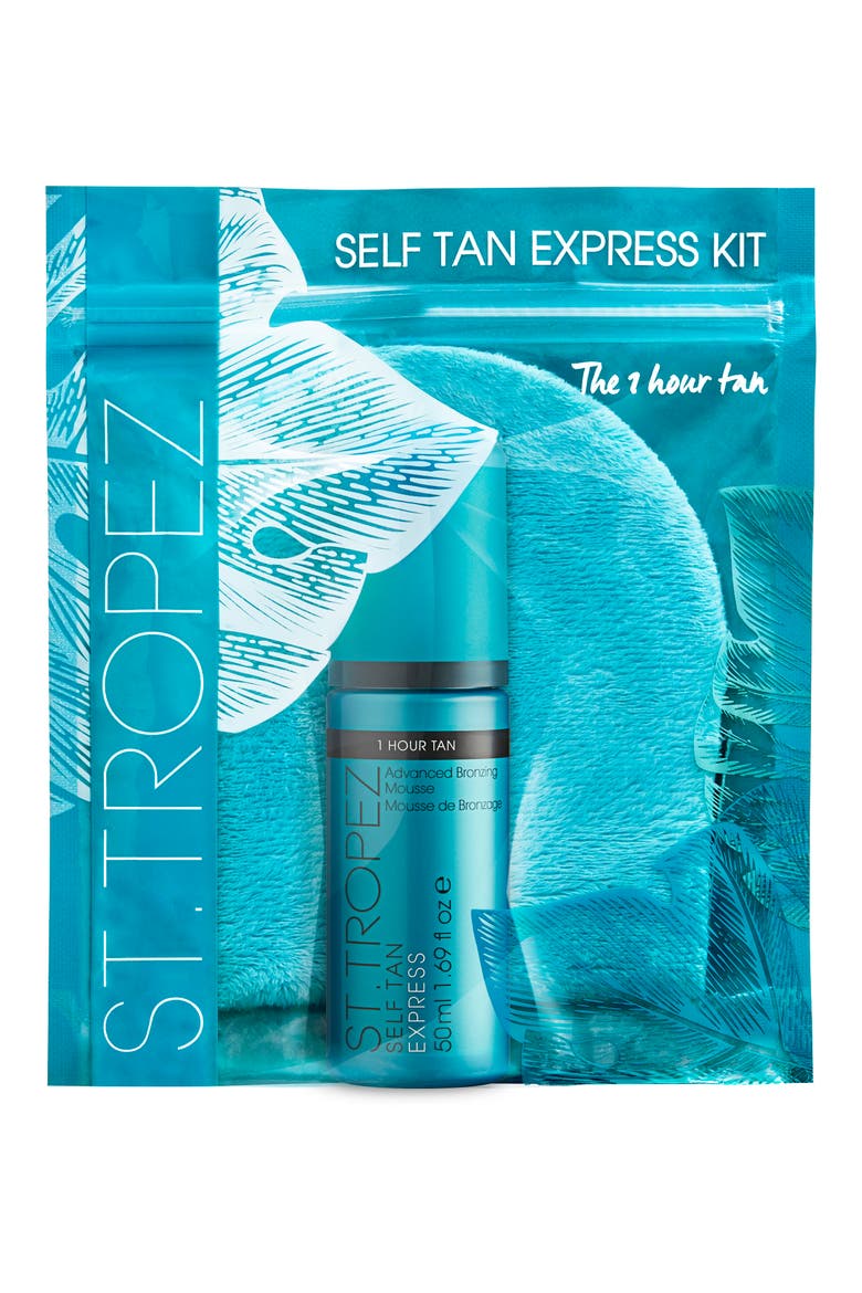 Self Tan Express Set, Alternate, color, NO COLOR
