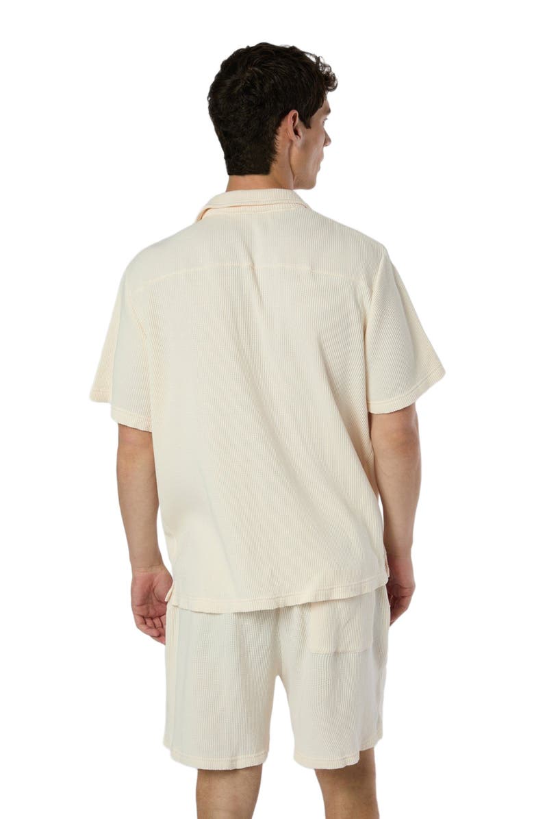 Onia Macro Waffle Vacation Shirt, Alternate, color,