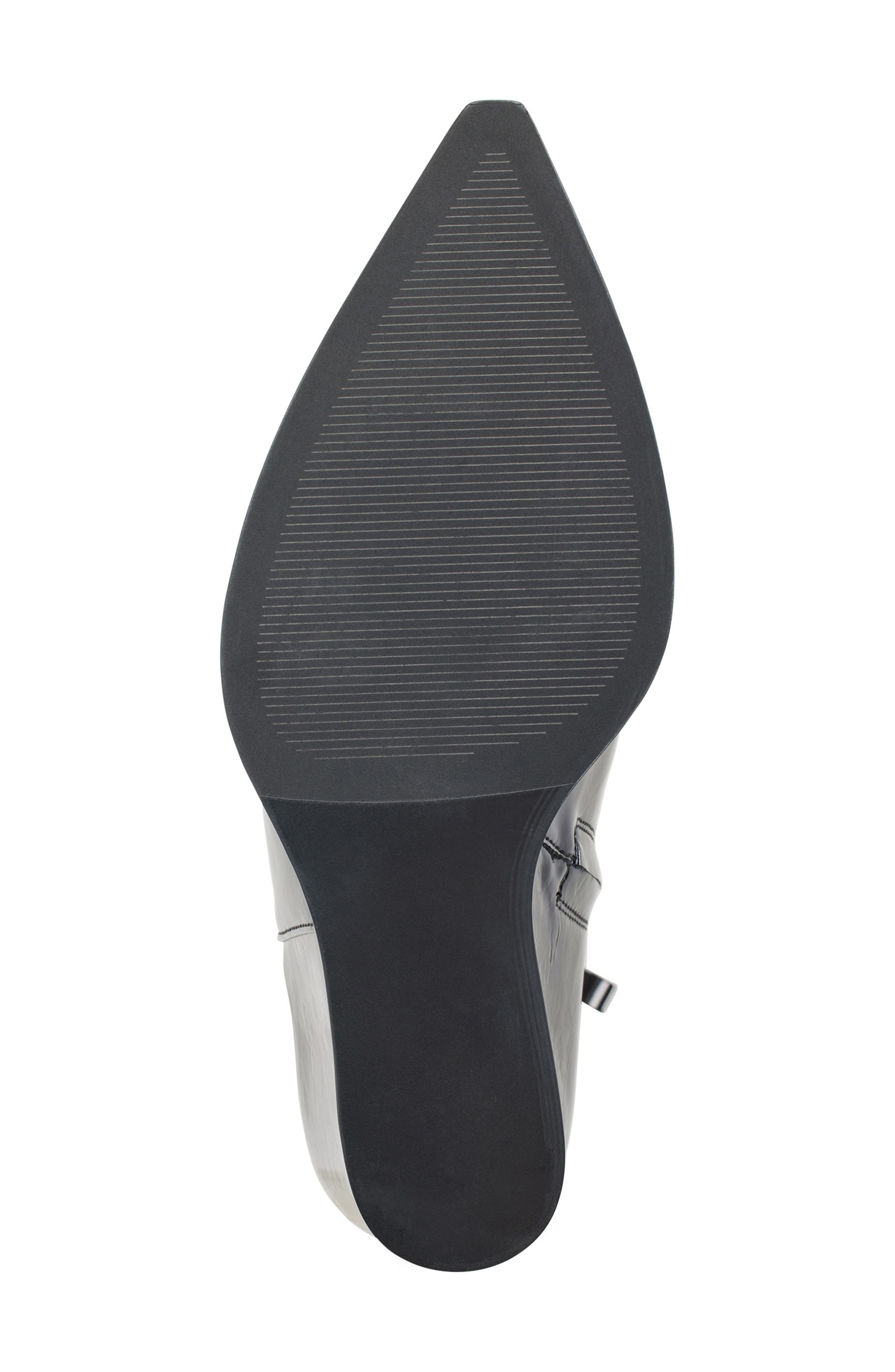 DKNY Iris Pointed Toe Wedge Bootie, Alternate, color, Black