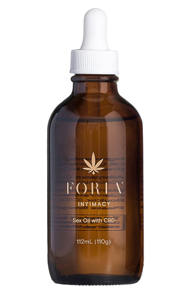FORIA Intimacy Sex Oil with CBD, Main, color, 