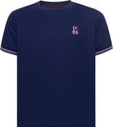 Psycho Bunny Kids' Hart Embroidered Logo Cotton T-Shirt