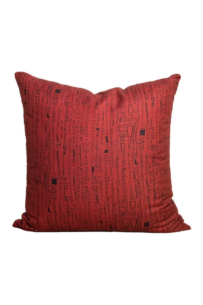 Capistrano in Dark Saffron 24" x 24" Pillow, Main, color, Dark Saffron