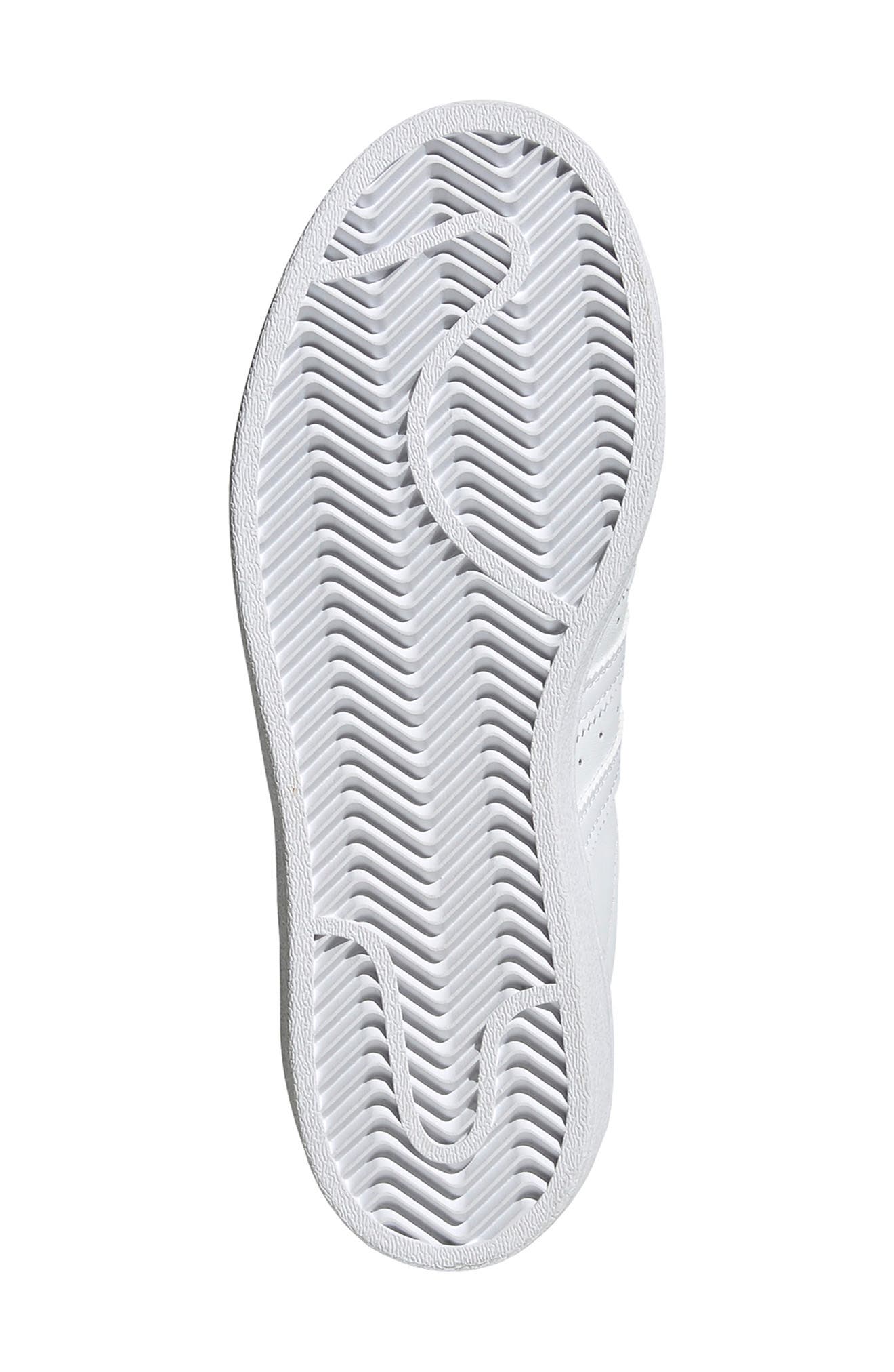Superstar Sneaker, Alternate, color, WHITE/ WHITE