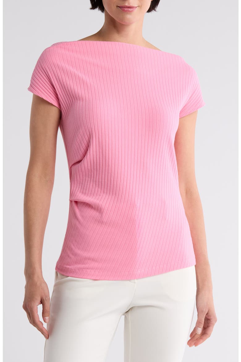 Rib Asymmetric Top, Main, color, PINK