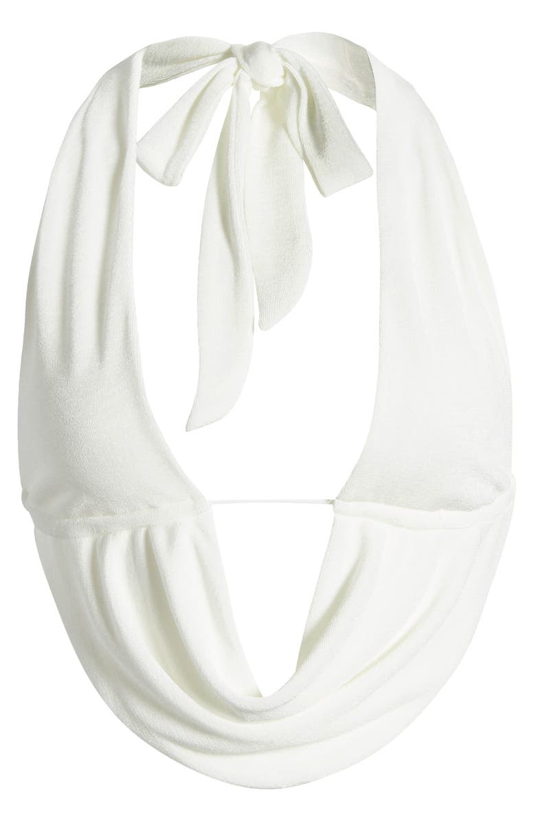 EDIKTED Open Back Crop Top, Alternate, color, White