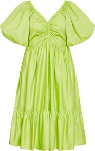 City Chic Grace Tiered Midi Dress