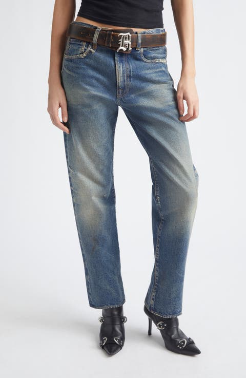 Boyfriend Straight Leg Jeans