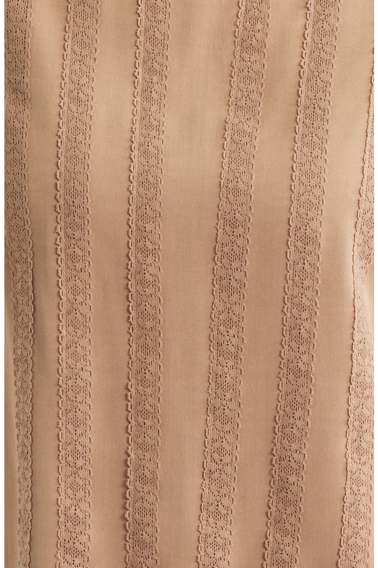 Sleeveless Mock Neck Shell, Alternate, color, CAMEL