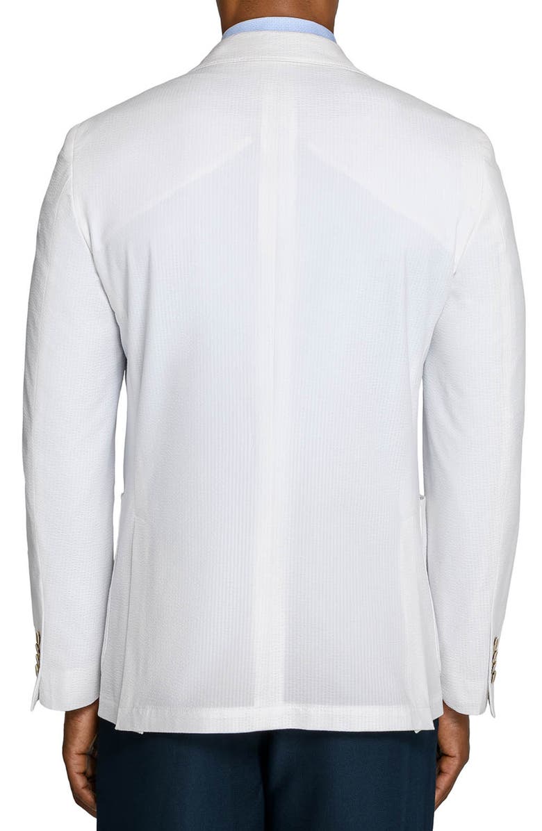 Brooklyn Brigade Sterling Seersucker Blazer, Alternate, color, White