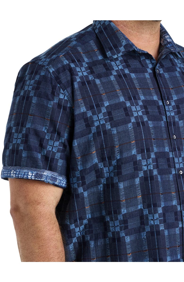 Robert Graham Big & Tall Aizome Sport Short, Alternate, color, Navy