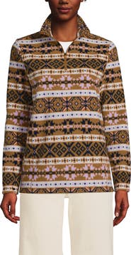 Lands' End Anyweather Fleece Quarter Zip Pullover