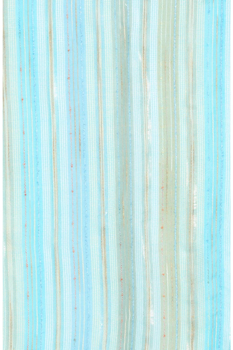 Multicolored Stripe Scarf, Alternate, color, BLUE