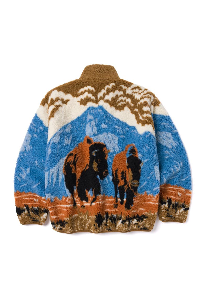 Bison Bellows High Pile Fleece, Alternate, color, Multi Color