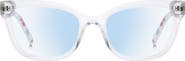 Kate Spade New York joanie 52mm blue light blocking cat eye reading glasses