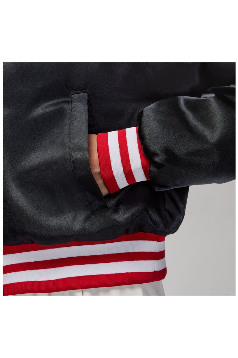Varsity Jacket, Alternate, color, BLACK
