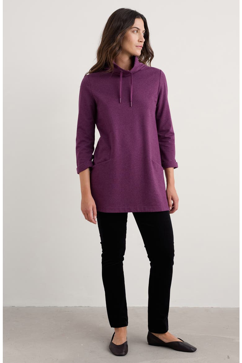 Formative Floral Tunic, Alternate, color, MELANGE AMETHYST