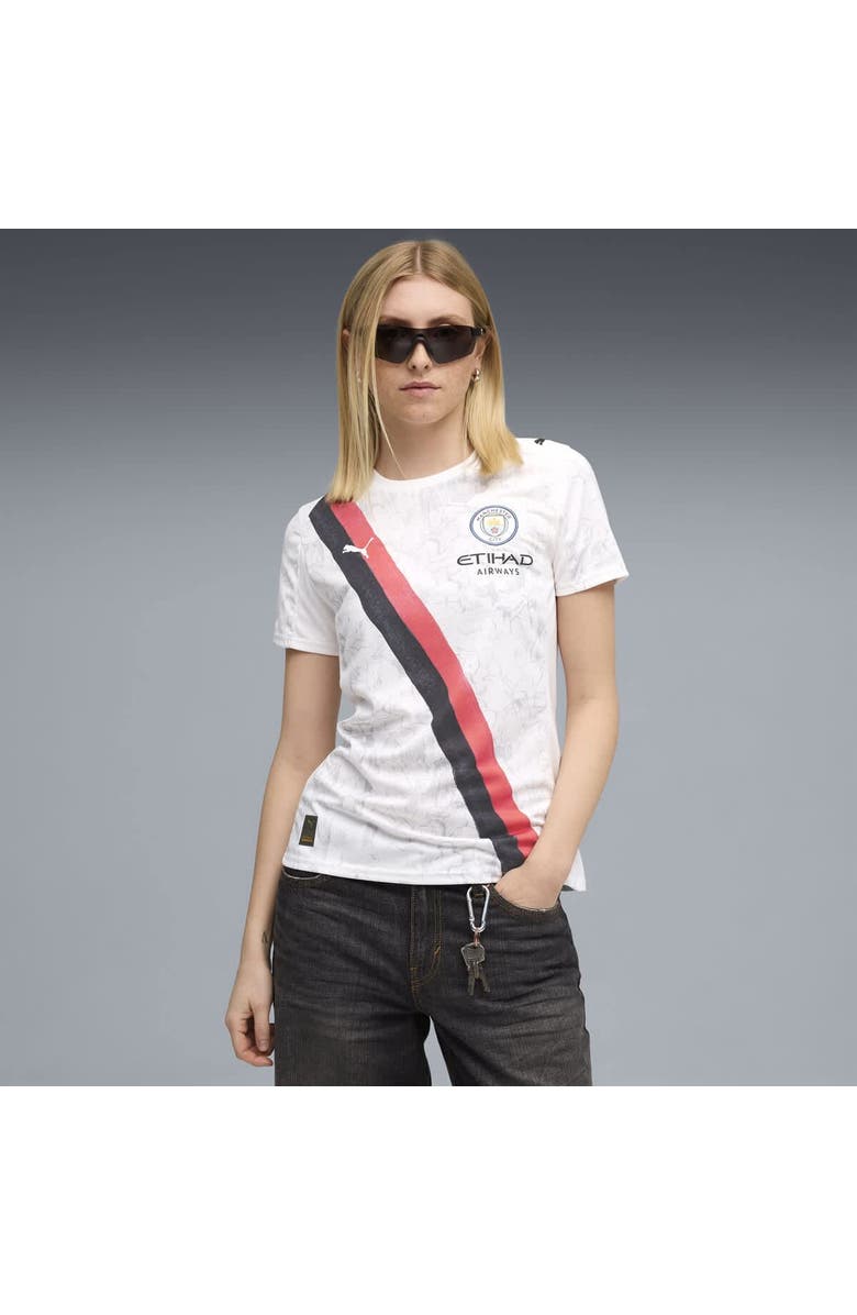 PUMA Women's Puma x KidSuper White Manchester City 2025 FIFA Club World Cup Replica Jersey, Alternate, color, White