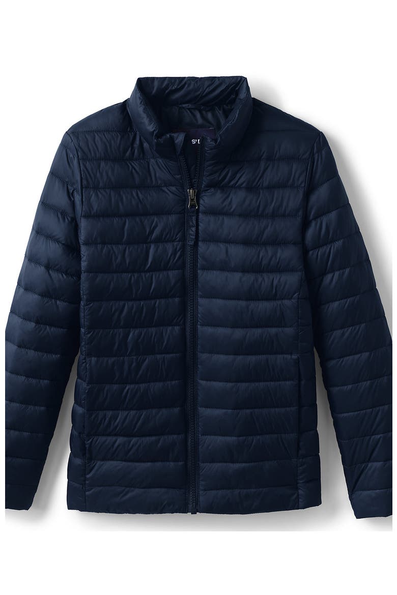 School Uniform Kids ThermoPlume Jacket, Main, color, Classic Navy