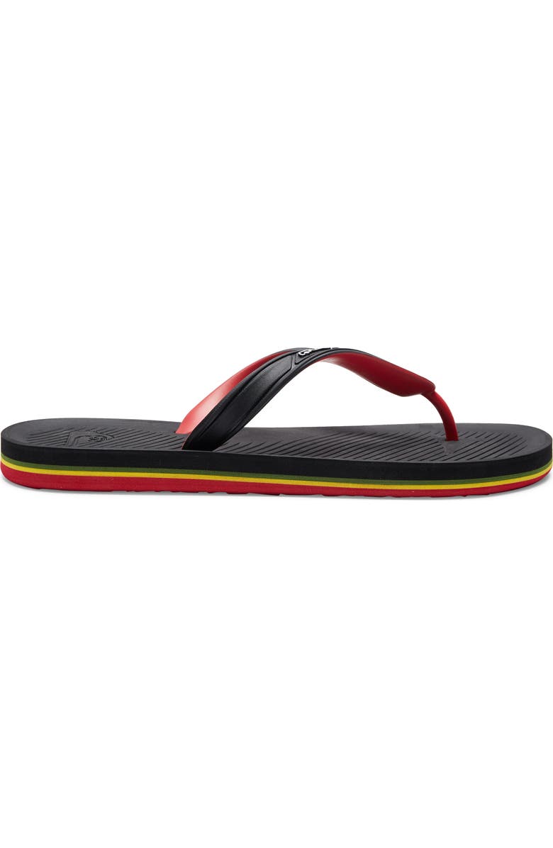 Quiksilver Haleiwa Core Water Resistant Flip Flop, Alternate, color,