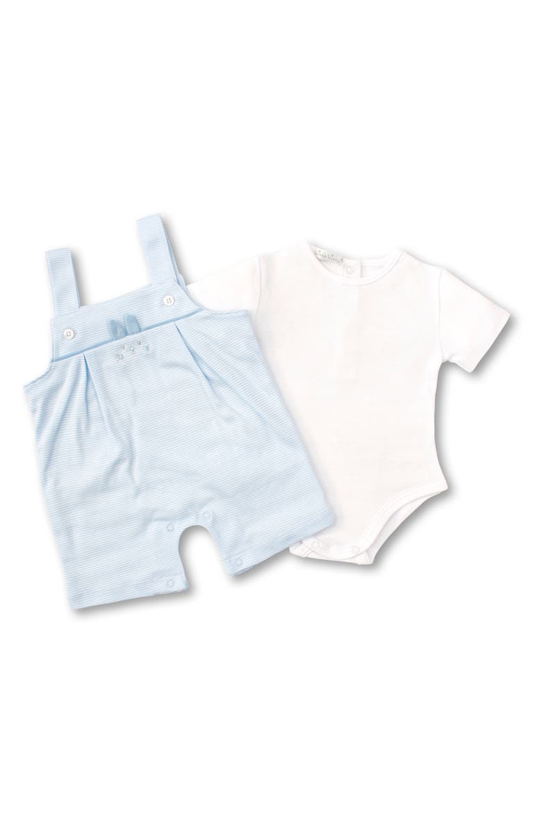 Kissy Kissy Bunny Buzz Bodysuit & Short Overalls Set, Alternate, color, 