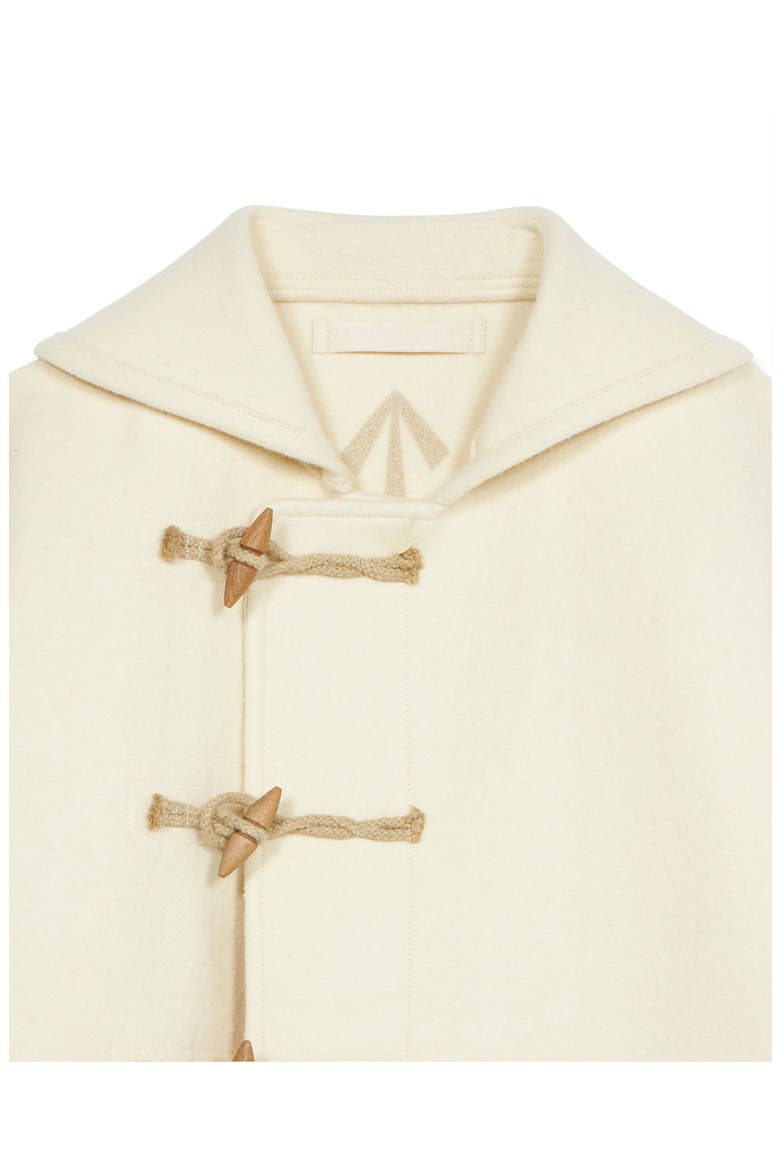 Duffle Virgin Wool Jacket, Alternate, color, OFF WHITE