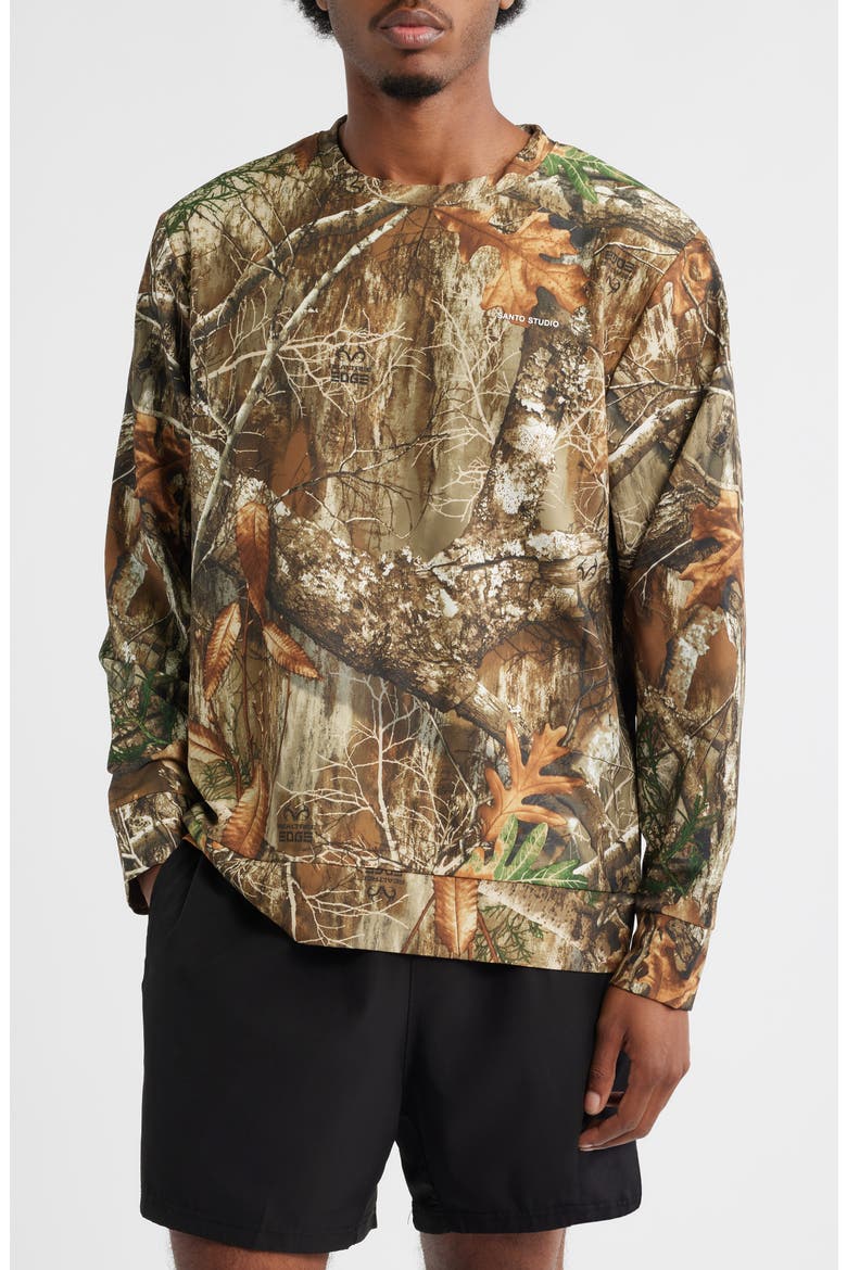 x Realtree EDGE Camo Long Sleeve T-Shirt, Main, color, CAMOUFLAGE
