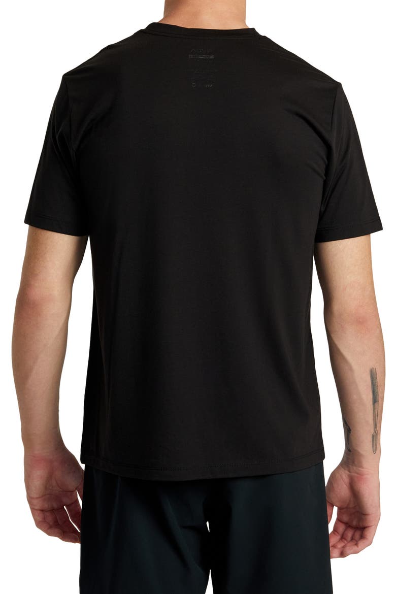 Big RVCA Section Performance Graphic T-Shirt, Alternate, color, BLACK