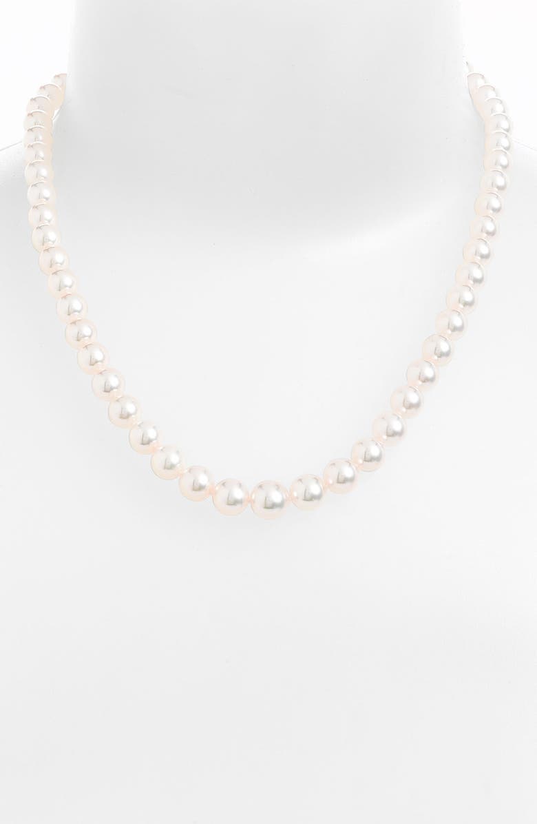 Mikimoto Graduated Pearl Necklace, Main, color,
