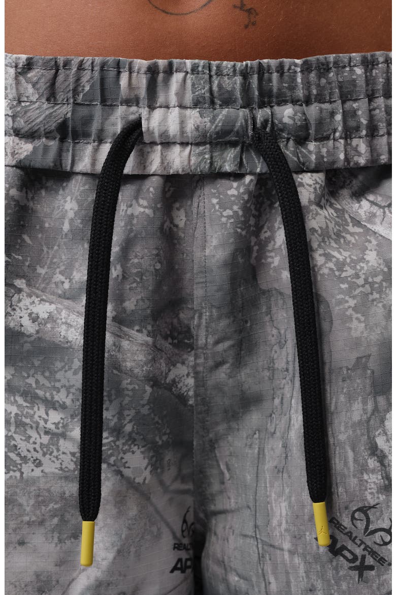 Jordan Brooklyn Realtree APX Print Wide Leg Pants, Alternate, color, WHITE/ BRIGHT CITRON