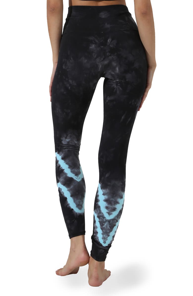 Electric & Rose Sunset High Waist Leggings, Alternate, color, 