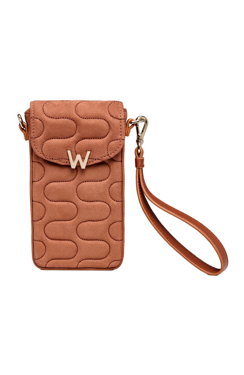 WOLF Mimi Swirl Phone Bag, Alternate, color, Nutshell Brown