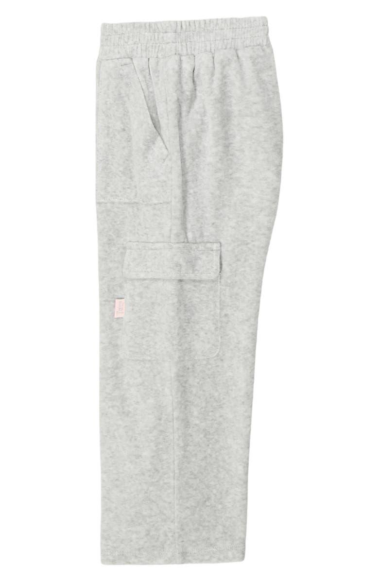 Juicy Couture Kids' Crystal Embellished Long Sleeve T-Shirt & Pants Set, Alternate, color, Ballet/ Light Heather Grey