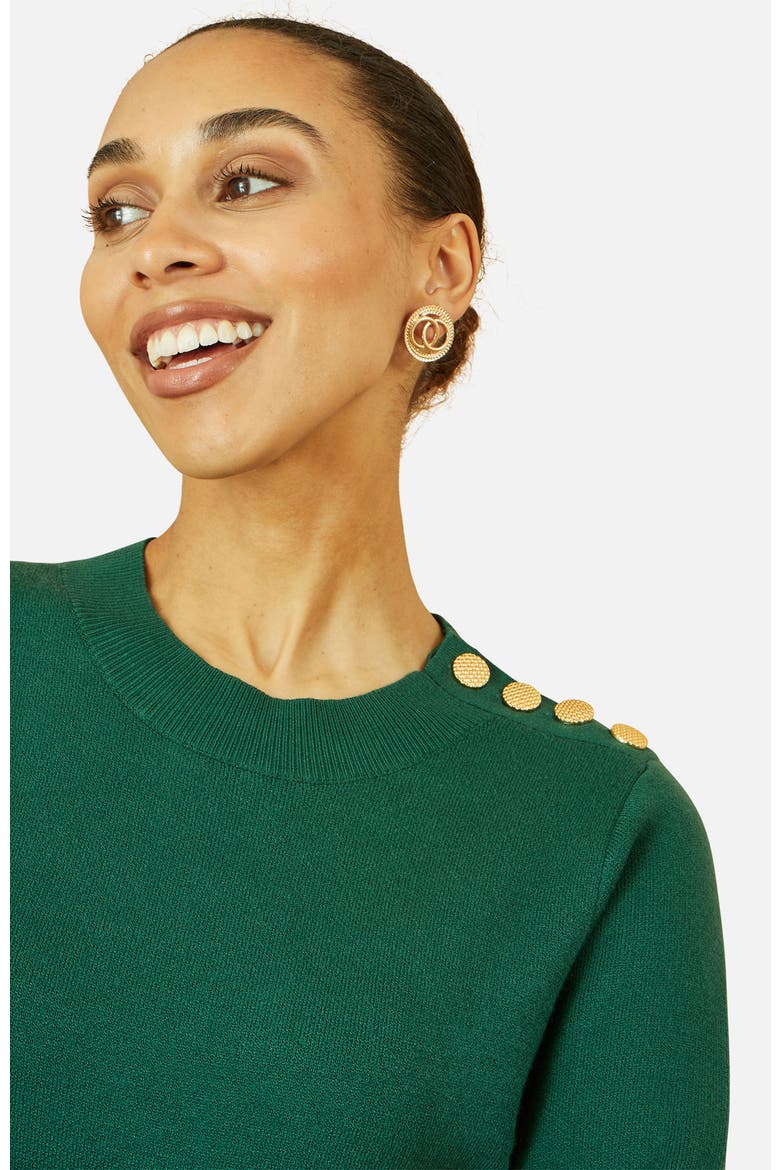 Tunic Sweater Dress, Alternate, color, Green